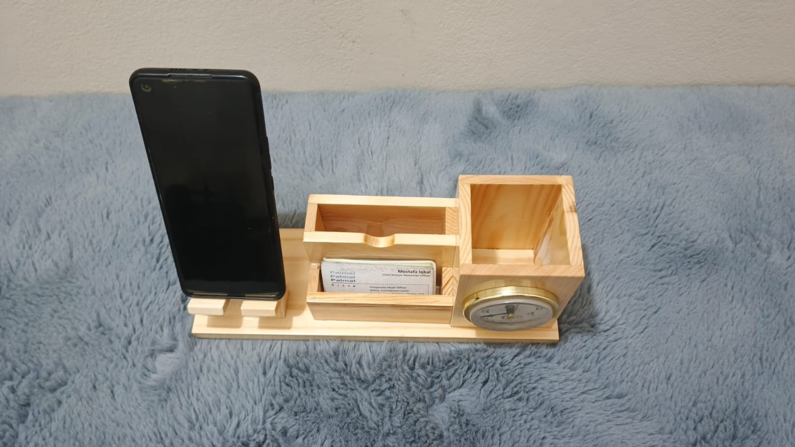 Premium Wooden Desk Organizer image 3